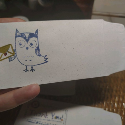 Envelopes with stamps new, pack of five