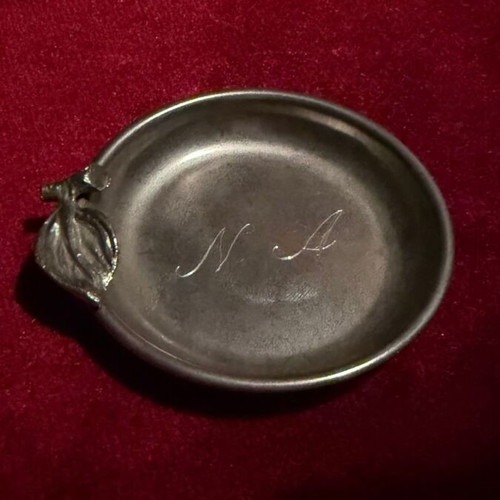 Vintage Silver Plated Small Plates pair 7 cm like new