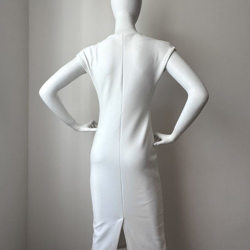 Zara Classy Midi White Dress new, size medium