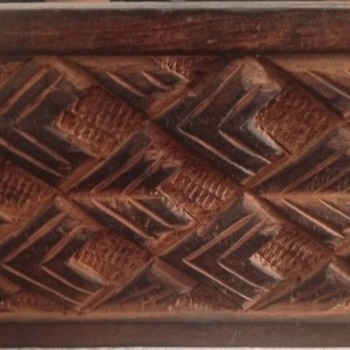 Handmade wooden mirror like new with unique design