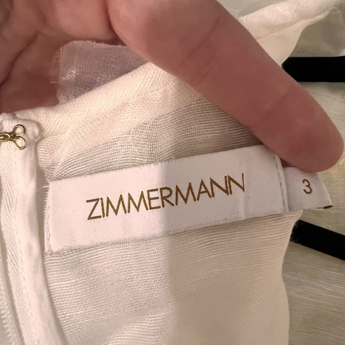 Zimmerman Matchmaker Daisy Midi Dress size 3 like new, white