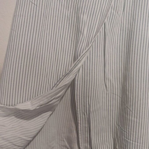 Bershka striped shirt like new with back opening, size S