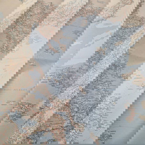 Οι χάρτες της Ελλάδας Interamerican σαν καινούργιο με φάκελλο και δώρο χάρτης μεγάλος