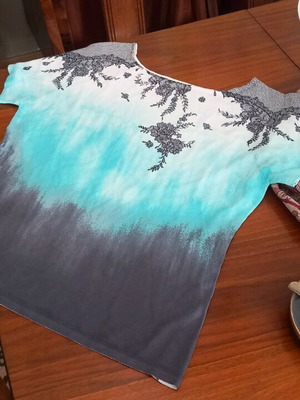 Branded blouse large 80% viscose Tsirozidis