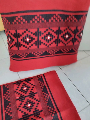 Υφαντές μαξιλαροθήκες καινούργιες, σετ 2, 55x50 εκ