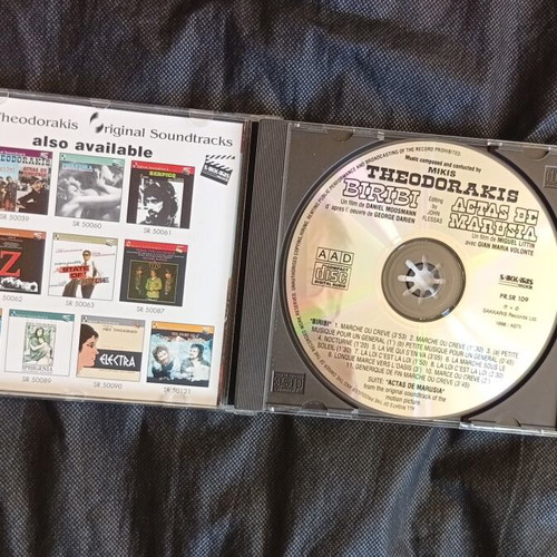 Original Soundtrack Biribi / Actas De Marusia CD by Mikis Theodorakis