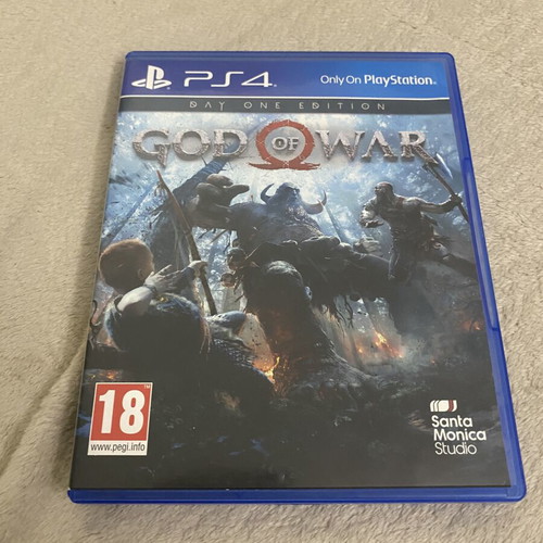 God of War Day One Edition PS4 game used, with manual