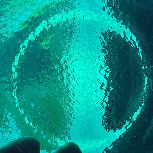 IVV Italy glass bowl used 14cm