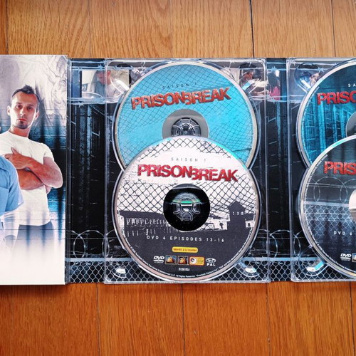 Prison Break Season 1 DVD used, 6 discs, no Greek subtitles