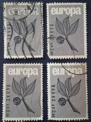 Γραμματόσημα Europa 1965 μεταχειρισμένα, σετ 4