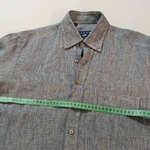 Jazzy Studio linen shirt gray size M like new
