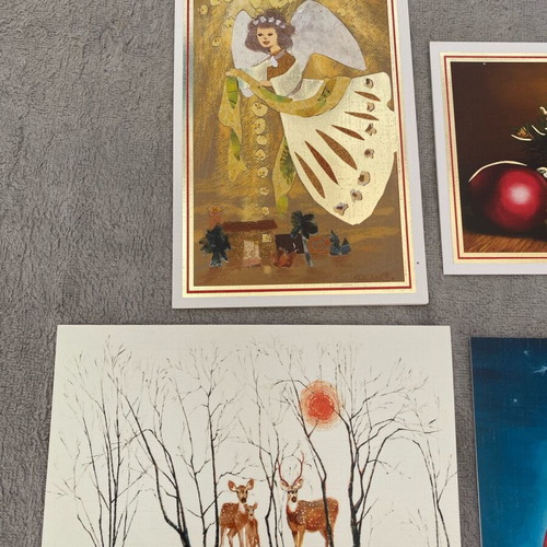Christmas cards new, set of 5 with envelope