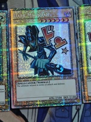 Κάρτες Blue Eyes White Dragon, Red Eyes B. Dragon, Dark Magician σαν καινούργιο