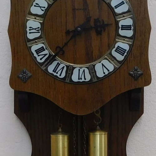 Staiger wall clock German vintage, about 80 years, analog