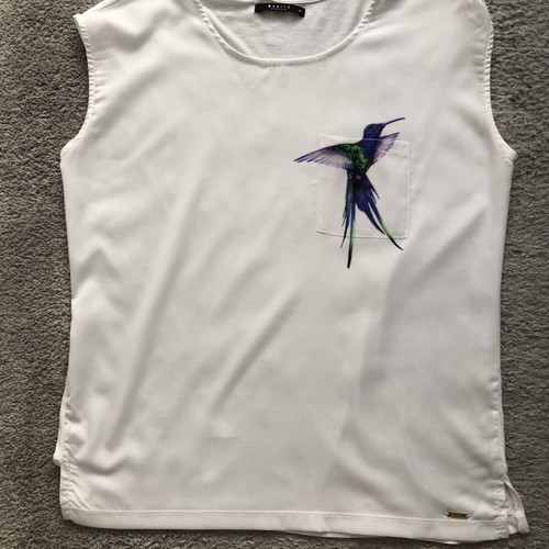 Mohito women's tank top used, size M, white