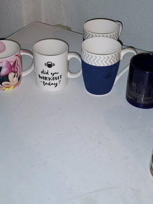 Mugs used for juice and milk, set of 10 pieces
