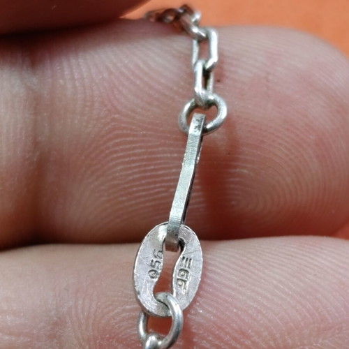 Silver Necklace Chain 950 Used, 50.3cm, 6.06g