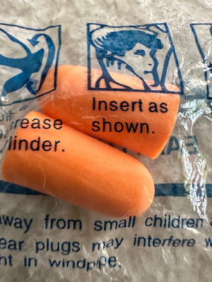 Earplugs new sealed