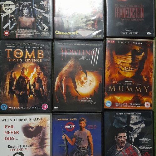DVD collection 2000, action adventure thriller horror