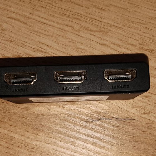 HAMA 8K HDMI switch like new, bidirectional manual