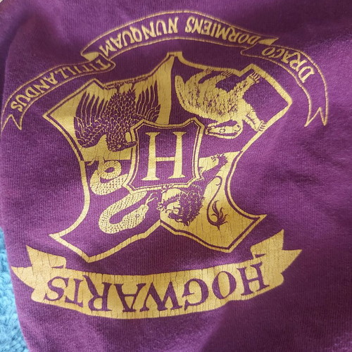 Harry Potter shorts used, red and yellow, sizes S and M