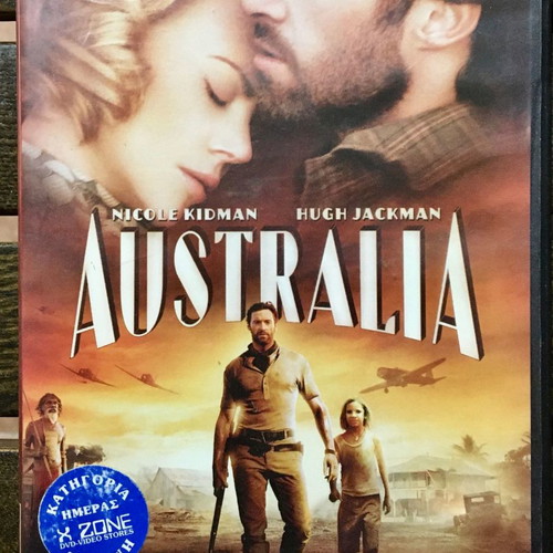 Australia DVD used, action, adventure, subtitles