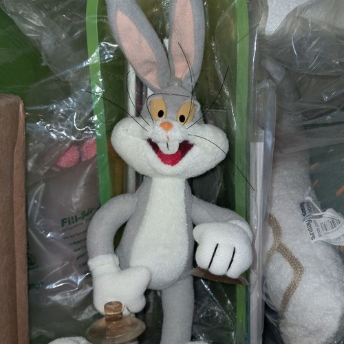 Λούτρινο κουκλάκι Bugs Bunny Looney Tunes μεταχειρισμένο με βεντούζες