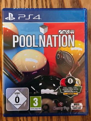 PS4 Pool Nation new German cover sealed