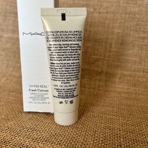 MAC Fresh Canvas cleansing cream 30ml new
