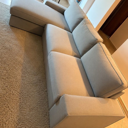 Corner sofa like new, gray, spacious and comfortable