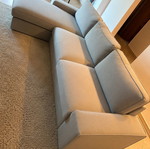 Corner sofa like new, gray, spacious and comfortable