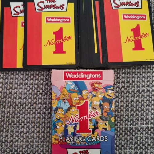 The Simpsons Waddingtons Number 1 Playing Cards, vintage 2006