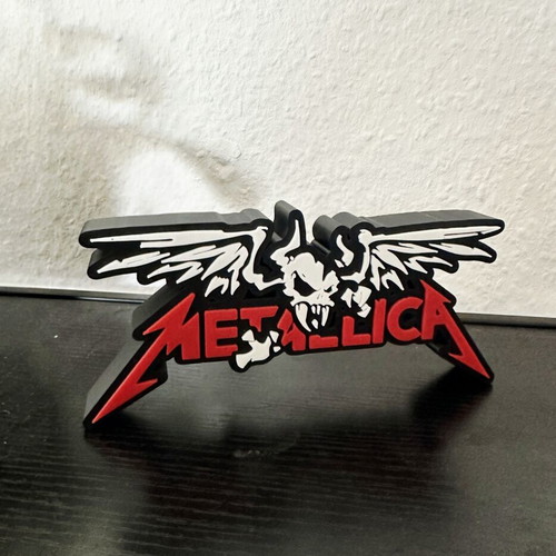 Metallica logo decoration like new