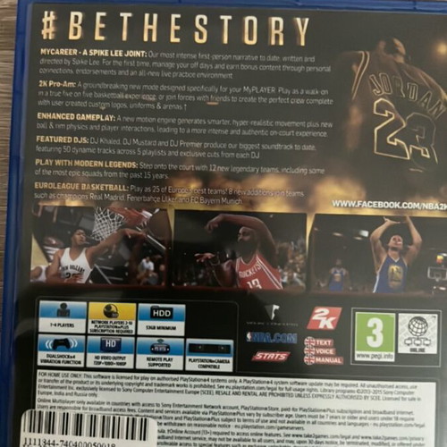 NBA 2K16 PS4 game