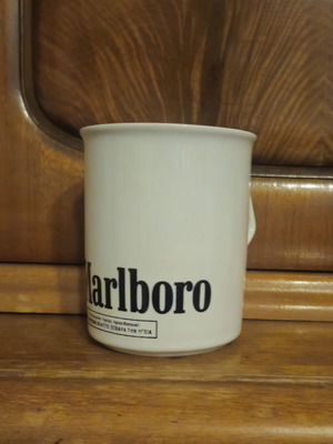 Marlboro ceramic mug, promotional advertising