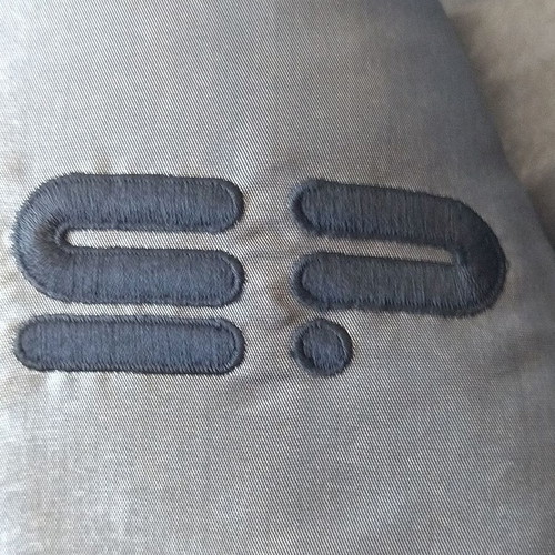 Men's reversible jacket like new, gray and black, down-filled