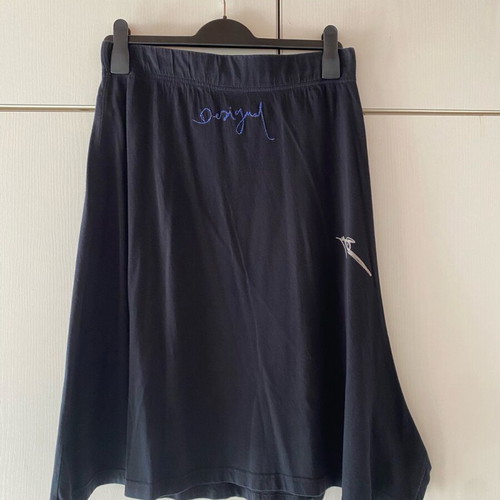 Desigual skirt asymmetrical black, like new, cotton
