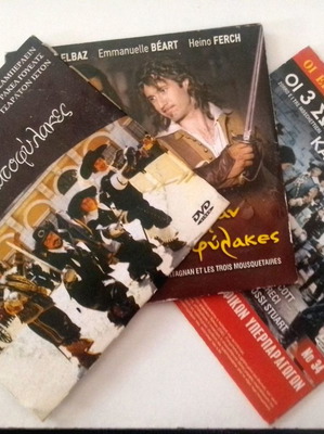 DVD pack of 3 used collectible movies The Three Musketeers
