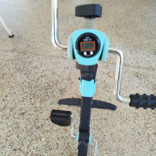 Exercise bike for legs, arms and foot rollers