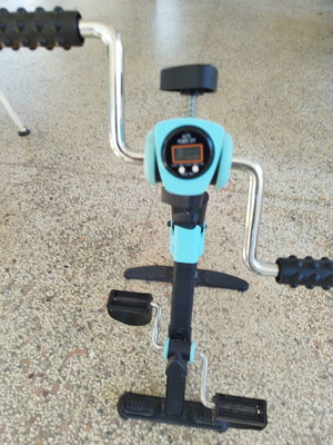 Exercise bike for legs, arms and foot rollers