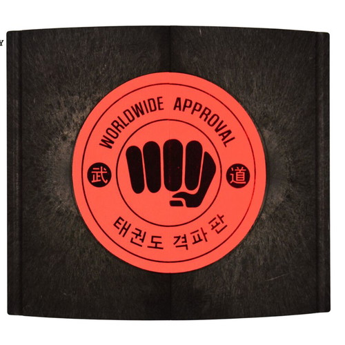 Black Reusable ABS Breaking Tile 25x22x0.7cm New