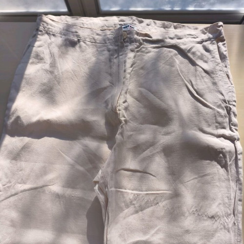 Linen pants Matis like new, small, beige, size 34-36