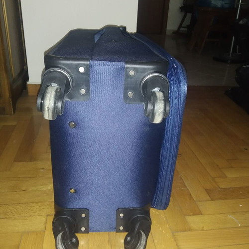 RCM Xplorer Cabin Suitcase Blue New 58x36x24 cm with 4 Wheels