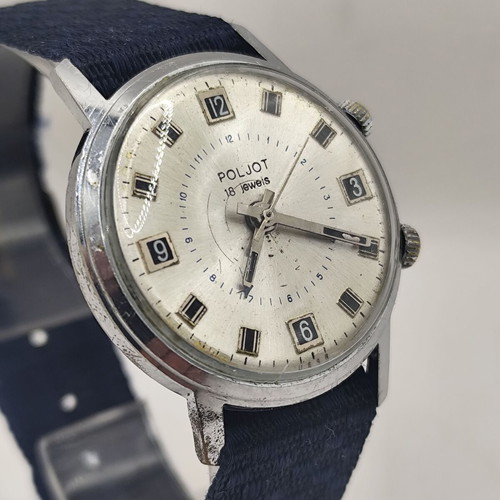 Vintage USSR Mechanical Alarm Mens Watch used