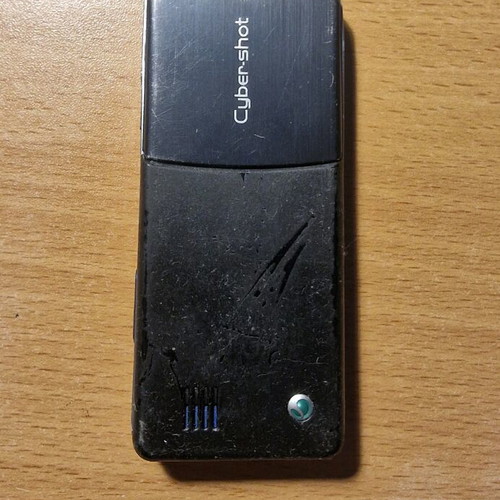 Sony Ericsson C510 used untested black mobile phone
