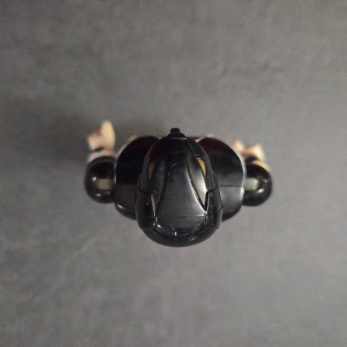 Mighty Morphin Power Rangers Black Ranger figure used, 19cm, Bandai 1993