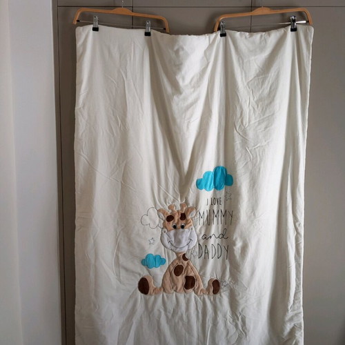 Palamaiki blanket and mosquito net like new for crib