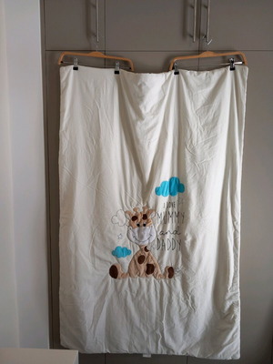 Palamaiki blanket and mosquito net like new for crib