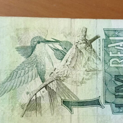 Brazil 1 Real banknote used