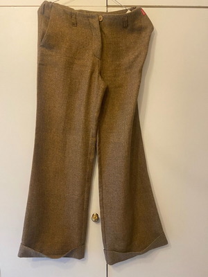 Chaton Brown Flared Pants Large Like New